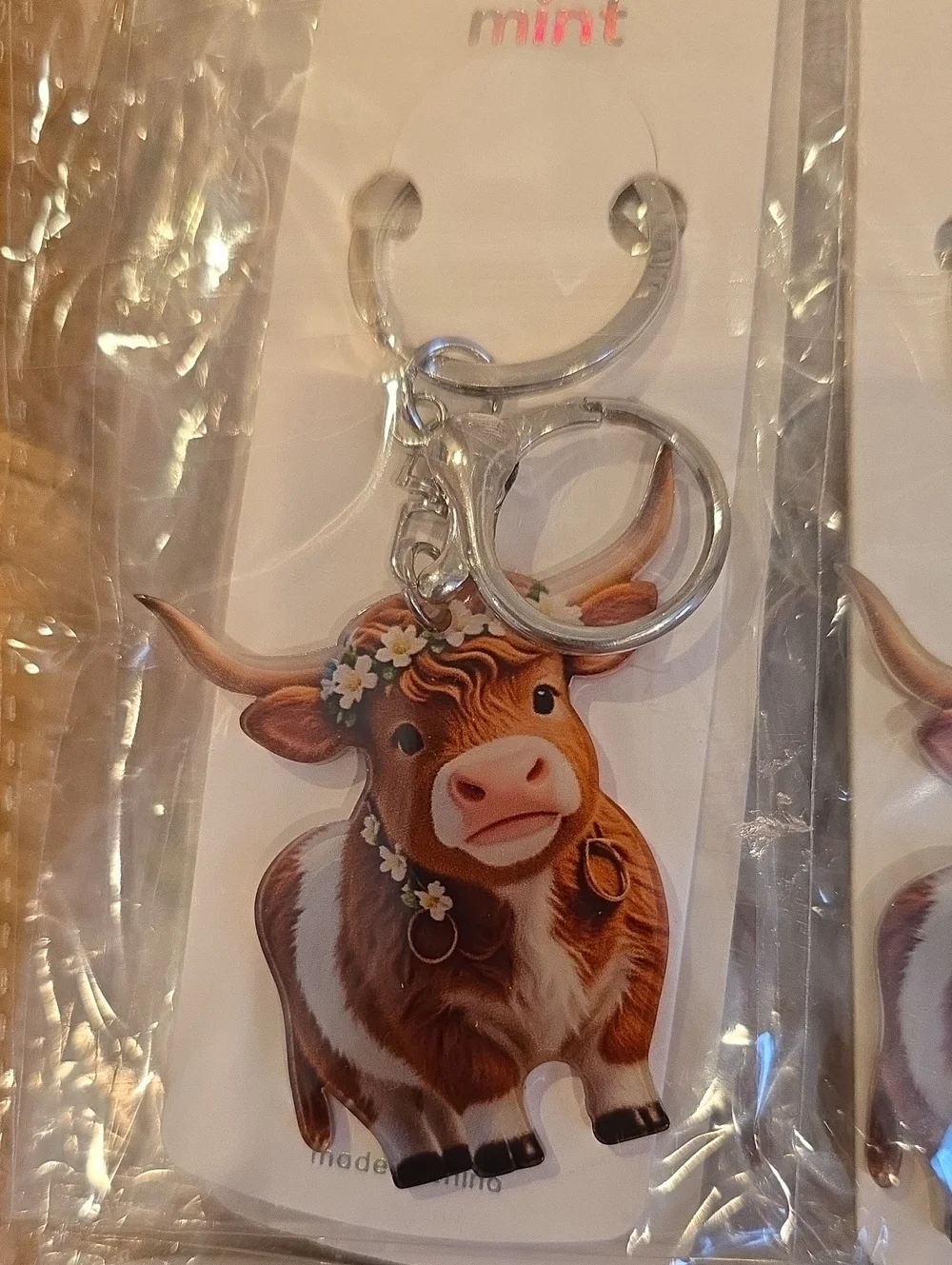 BULK Highland Cow/lamb Keychains
